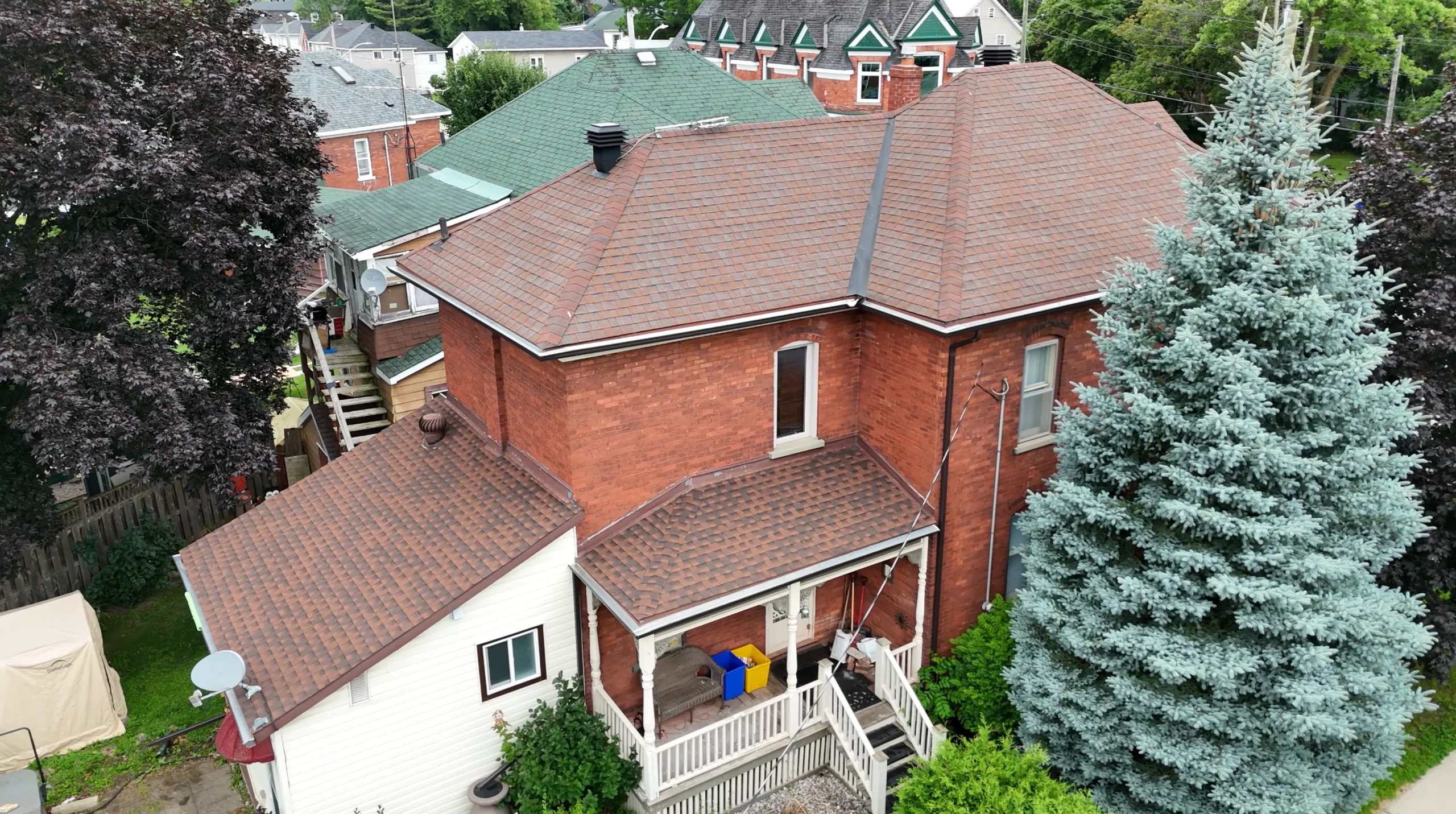 Standing Seam Metal Installation initial state